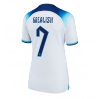 England Jack Grealish #7 Replica Home Shirt Ladies World Cup 2022 Short Sleeve